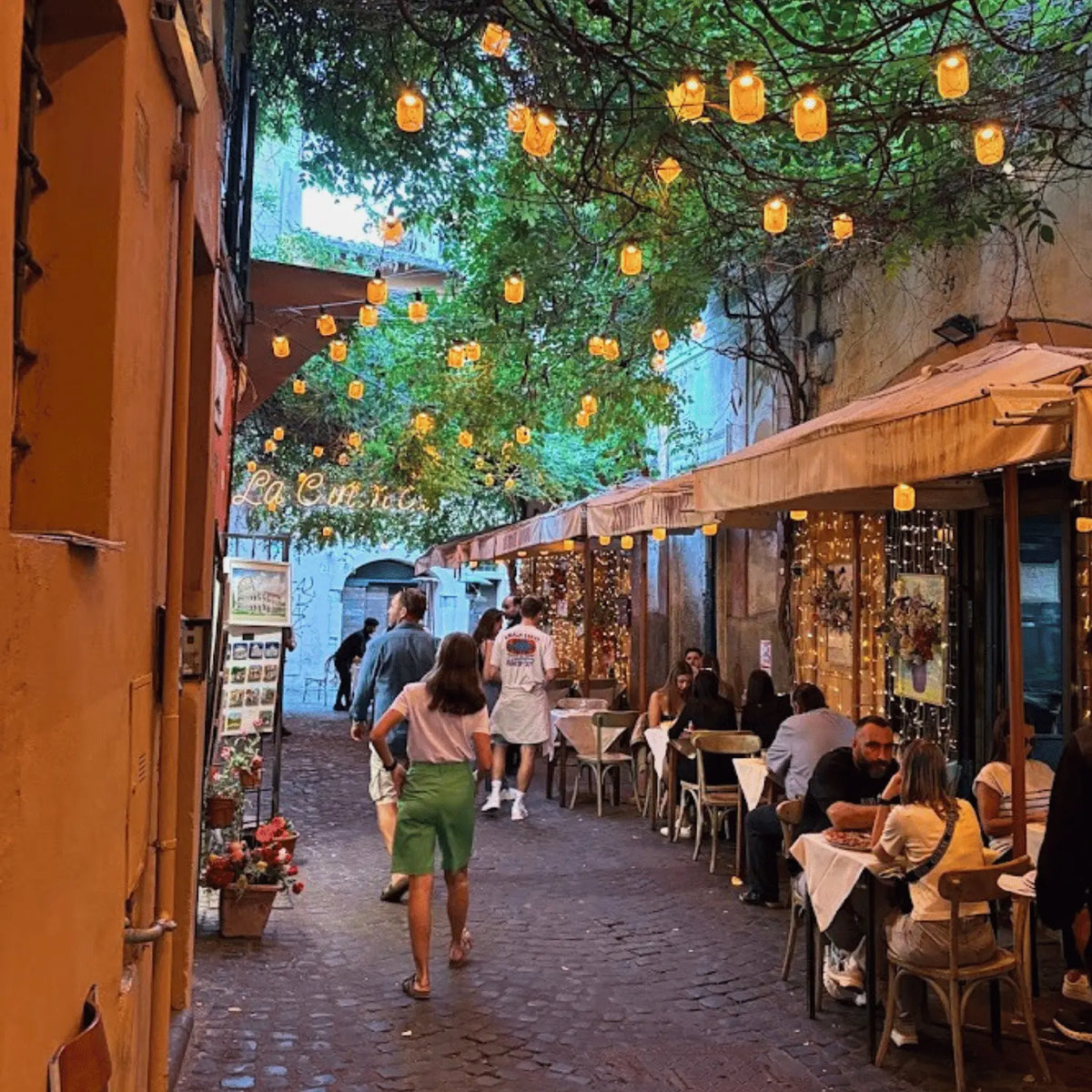 Authentic street life in Rome
