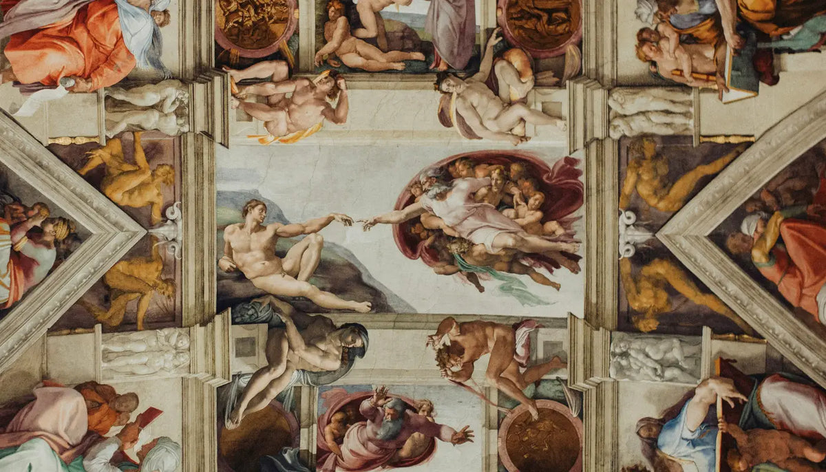 Sistine Chapel ceiling in Vatican City, Rome