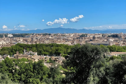 Panoramic view of Rome from Gianicolo Hill