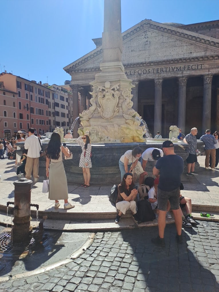 Pantheon in Rome during The 4 Roman Pastas food tour
